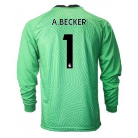 Maillot/Tenue Liverpool A.Becker 1 Gardien Troisieme 2020/2021 Manche Longue